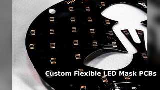 راه حل های برد مدار ماسک LED زیبایی انعطاف پذیر سفارشی