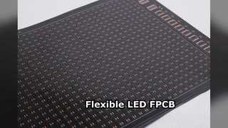صفحه نمایش LED انعطاف پذیر FPCB طراحی سفارشی