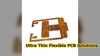 طراحی و ساخت PCB انعطاف پذیر فوق العاده نازک سفارشی