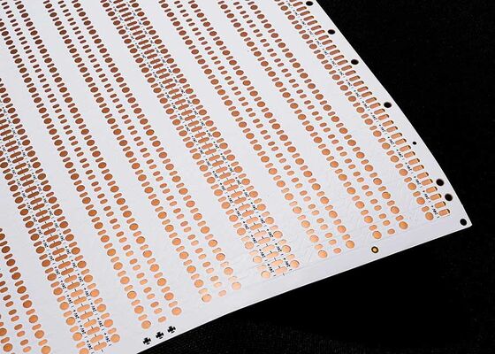 خرید صفحه مدار انعطاف پذیر LED FPC با 2835 ضربه نور LED و فیلم سفید برای کاربردهای سطح حفاظت از آتش V0 online manufacture