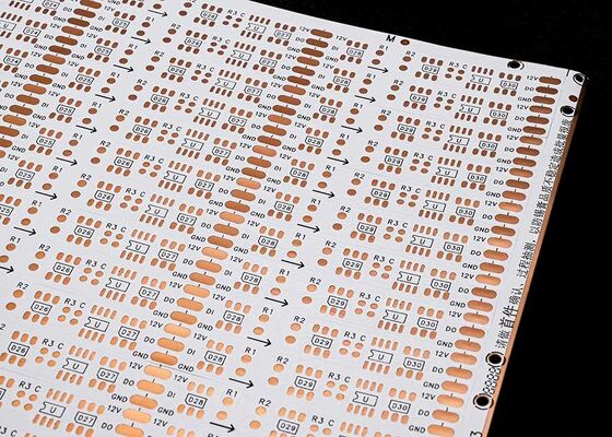 خرید ساخت دقیق SMT و PCB انعطاف‌پذیر برای کاربردهای پیشرفته نورپردازی LED، برد مدار انعطاف‌پذیر FPCB LED دو طرفه 5050 با 30 LED نور فیلم سفید online manufacture
