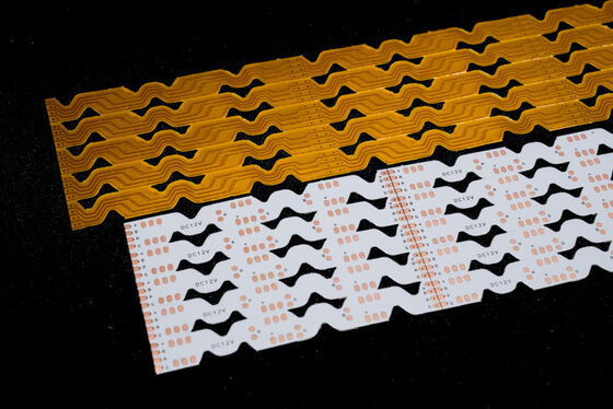 خرید نوار LED دو لایه FPC با سطح حفاظت در برابر آتش V0 و برد مدار چاپی انعطاف پذیر قابل تنظیم online manufacture