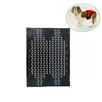 خرید Red infrared physiotherapy circuit board Medical grade flexible printed circuit Bending resistant LED physiotherapy belt FPC soft light board online manufacture