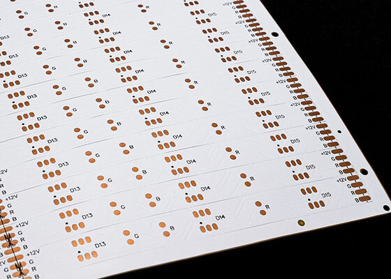 مدار دو طرفه دو طرفه انعطاف پذیر LED با آنتی اکسیدان OSP برای روشنایی LED
