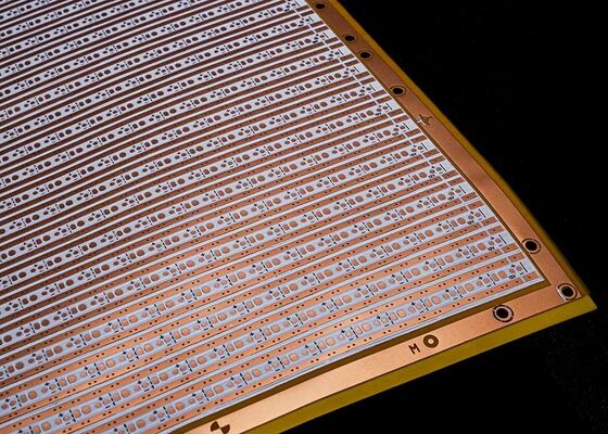 برد مدار انعطاف‌پذیر LED دو لایه ۱۲ ولت با آنتی‌اکسیدان OSP برای کاربردهای FPCB با کیفیت بالا