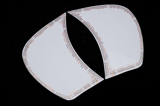 PCB انعطاف پذیر دو لایه با سطح حفاظت از آتش V0 برای روشنایی LED و خدمات سفارشی