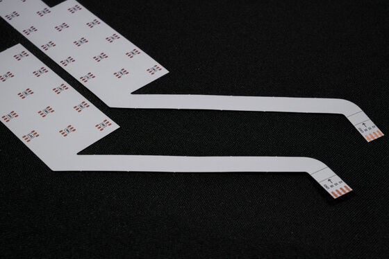 LED Light FPC Flexible PCB Assembly با سطح حفاظت از آتش V0، ضخامت 0.25 میلی متر و عایق رزین پلی آمید