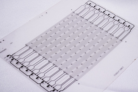 صفحه مدار چاپی الکترونیکی HDI صفحه نمایش LED دو لایه شفاف PCB انعطاف پذیر