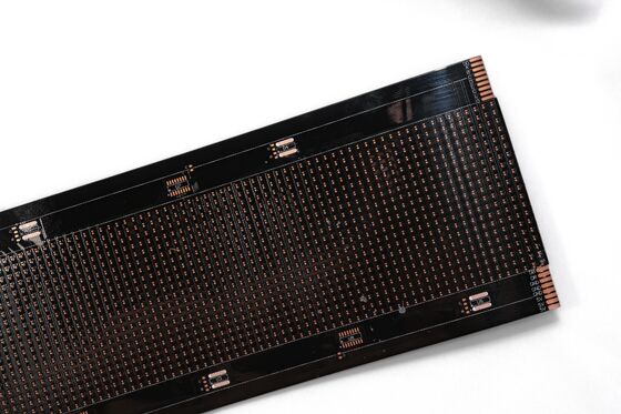 صفحه نمایش انعطاف پذیر ال ای دی صفحه مدار PCB FPC با صفحه مدار دو لایه و سطح حفاظت از آتش V0 برای خدمات سفارشی
